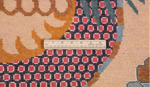 Pak-Persian Beige Hand Knotted 42 X 511  Area Rug 700-155802 Image 7