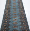 Bokhara Grey Runner Hand Knotted 27 X 104  Area Rug 700-155806 Thumb 3