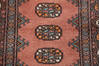 Bokhara Orange Runner Hand Knotted 27 X 1111  Area Rug 700-155812 Thumb 5