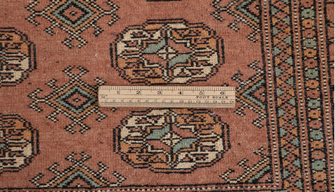 Bokhara Orange Hand Knotted 42 X 60  Area Rug 700-155813 Image 7