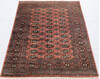 Bokhara Orange Hand Knotted 42 X 60  Area Rug 700-155813 Thumb 1