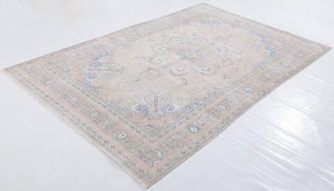 Overdyed Beige Hand Knotted 63 X 96  Area Rug 700-155824 Image 2
