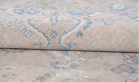 Overdyed Beige Hand Knotted 63 X 96  Area Rug 700-155824 Image 6