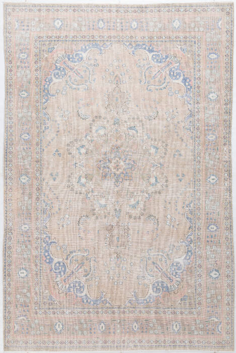 Overdyed Beige Hand Knotted 63 X 96  Area Rug 700-155824 Image 0
