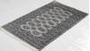 Bokhara Light Gray Hand Knotted 31 X 50  Area Rug 700-156042 Thumb 2