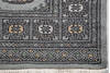 Bokhara Light Gray Hand Knotted 31 X 50  Area Rug 700-156042 Thumb 5
