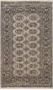 Bokhara Light Gray Hand Knotted 32 X 52  Area Rug 700-156046 Thumb 0