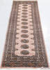 Bokhara Beige Runner Hand Knotted 27 X 611  Area Rug 700-156050 Thumb 1