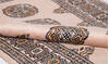 Bokhara Beige Runner Hand Knotted 27 X 611  Area Rug 700-156050 Thumb 7