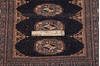 Bokhara Black Runner Hand Knotted 27 X 77  Area Rug 700-156769 Thumb 7