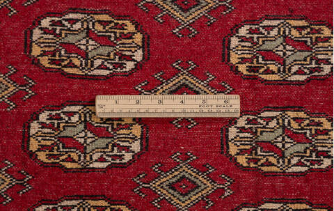 Bokhara Red Hand Knotted 51 X 79  Area Rug 700-156771 Image 7