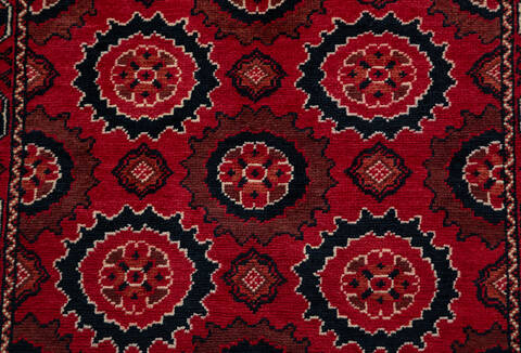 Chobi Red Hand Knotted 28 X 40  Area Rug 700-157109 Image 6