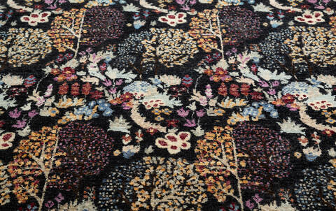 Chobi Black Hand Knotted 511 X 80  Area Rug 700-157132 Image 5