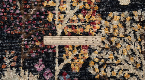 Chobi Black Hand Knotted 511 X 80  Area Rug 700-157132 Image 8