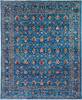 Chobi Blue Hand Knotted 120 X 148  Area Rug 700-157706 Thumb 0
