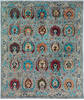Chobi Grey Hand Knotted 81 X 96  Area Rug 700-157709 Thumb 0