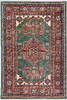 Kazak Green Hand Knotted 40 X 60  Area Rug 700-157714 Thumb 0