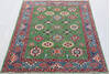 Kazak Green Hand Knotted 40 X 58  Area Rug 700-157725 Thumb 1