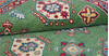 Kazak Green Hand Knotted 40 X 58  Area Rug 700-157725 Thumb 7