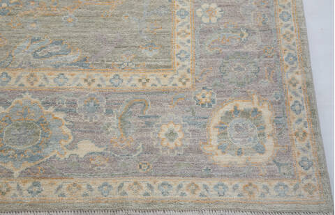 Chobi Green Hand Knotted 710 X 910  Area Rug 700-157733 Image 3