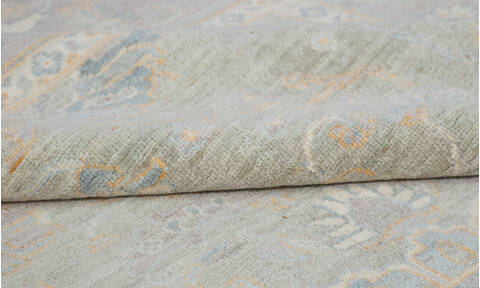 Chobi Green Hand Knotted 710 X 910  Area Rug 700-157733 Image 7