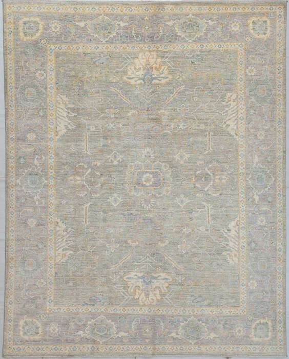 Chobi Green Hand Knotted 710 X 910  Area Rug 700-157733 Image 0