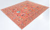 Kazak Orange Hand Knotted 83 X 100  Area Rug 700-157741 Thumb 2