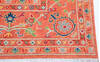 Kazak Orange Hand Knotted 83 X 100  Area Rug 700-157741 Thumb 4