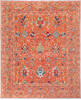 Kazak Orange Hand Knotted 83 X 100  Area Rug 700-157741 Thumb 0