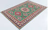 Kazak Green Hand Knotted 58 X 80  Area Rug 700-157742 Thumb 2