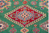 Kazak Green Hand Knotted 58 X 80  Area Rug 700-157742 Thumb 6