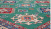 Kazak Green Hand Knotted 66 X 910  Area Rug 700-157743 Thumb 3