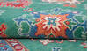 Kazak Green Hand Knotted 66 X 910  Area Rug 700-157743 Thumb 6