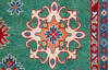 Kazak Green Hand Knotted 66 X 910  Area Rug 700-157743 Thumb 7