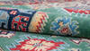 Kazak Green Hand Knotted 66 X 910  Area Rug 700-157744 Thumb 7