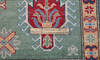 Kazak Green Hand Knotted 66 X 910  Area Rug 700-157744 Thumb 8