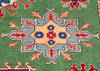 Kazak Green Hand Knotted 67 X 96  Area Rug 700-157745 Thumb 6