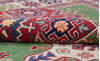 Kazak Green Hand Knotted 67 X 96  Area Rug 700-157745 Thumb 7