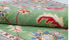Kazak Green Hand Knotted 40 X 60  Area Rug 700-157748 Thumb 7