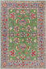 Kazak Green Hand Knotted 40 X 60  Area Rug 700-157748 Thumb 0