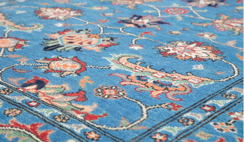 Kazak Blue Hand Knotted 43 X 60  Area Rug 700-157749 Image 3