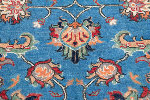 Kazak Blue Hand Knotted 43 X 60  Area Rug 700-157749 Image 6
