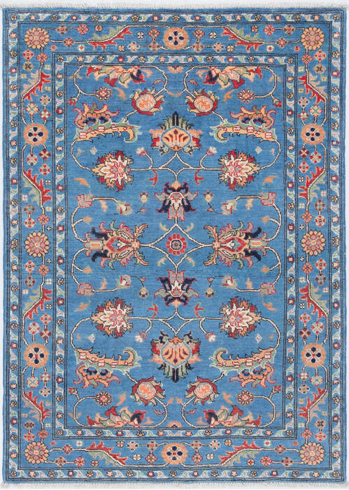 Kazak Blue Hand Knotted 43 X 60  Area Rug 700-157749 Image 0