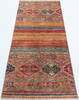 Chobi Multicolor Runner Hand Knotted 211 X 82  Area Rug 700-157758 Thumb 1