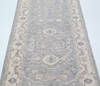 Chobi Light Gray Runner Hand Knotted 26 X 99  Area Rug 700-157759 Thumb 5