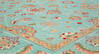 Kazak Green Hand Knotted 57 X 710  Area Rug 700-157767 Thumb 3