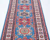 Kazak Blue Runner Hand Knotted 27 X 96  Area Rug 700-157768 Thumb 4