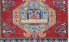 Kazak Red Runner Hand Knotted 28 X 98  Area Rug 700-157769 Thumb 8