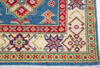 Kazak Blue Runner Hand Knotted 27 X 97  Area Rug 700-157770 Thumb 4
