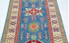Kazak Blue Runner Hand Knotted 27 X 97  Area Rug 700-157770 Thumb 5